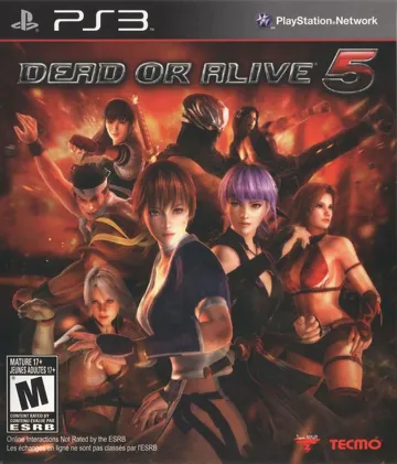 Dead or Alive 5 Last Round (USA) (v2.03) (Update) box cover front